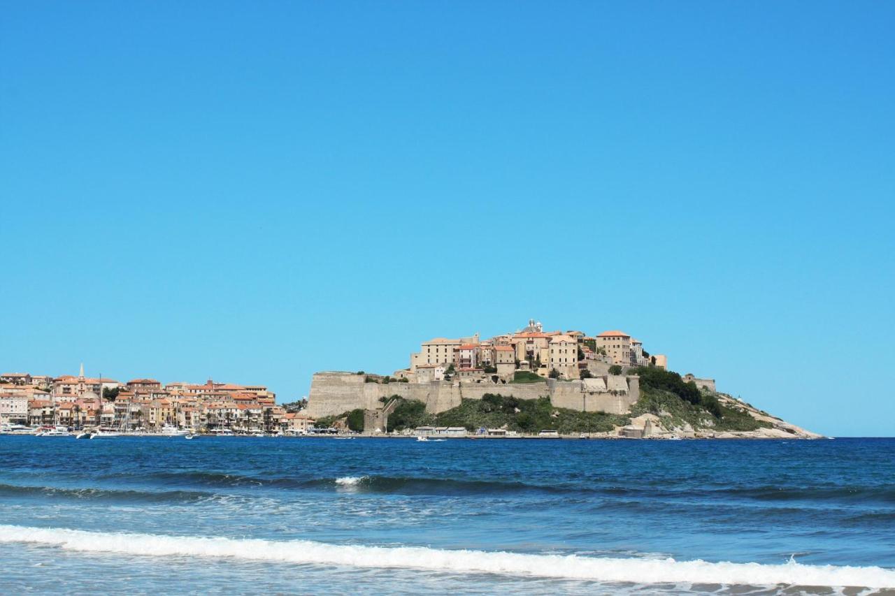 Le Magnolia Hotel Calvi  Bagian luar foto